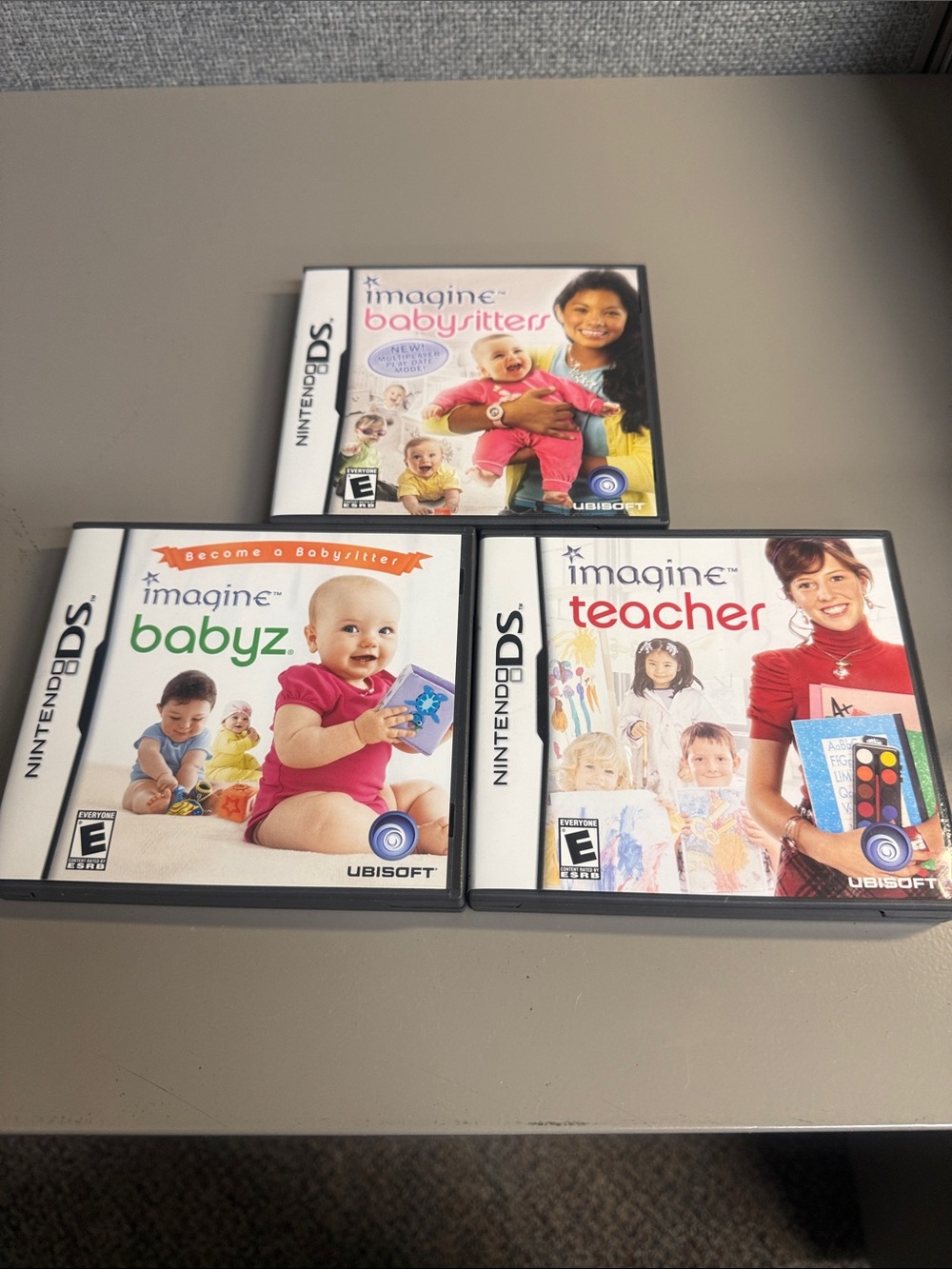Nintendo DS Imagine Series Bundle - Imagine Teacher Babyz and Babysitters CIB